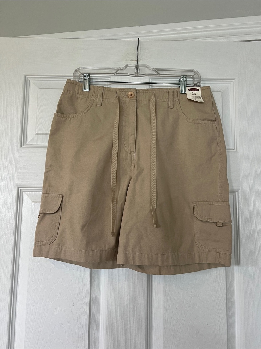 Northern Reflections Beige Cargo Shorts with Drawstring